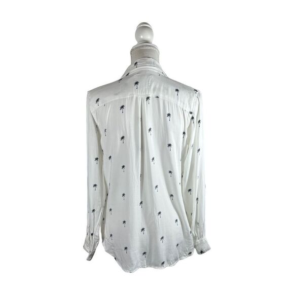 Rails Charli Palm Tree Print Button Up Blouse - Picture 7 of 10